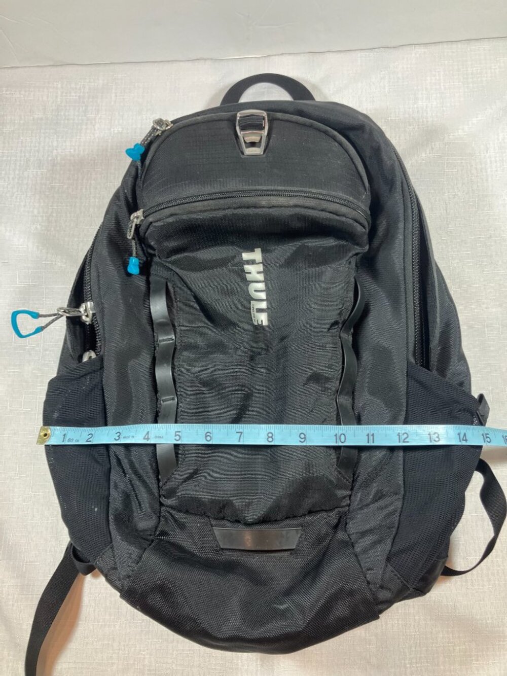 Thule Sweden Crossover Backpack, Black With Teal GUC - Picture 7 of 11